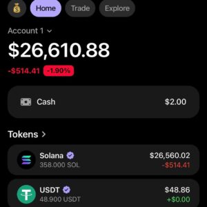 350 SOL Phantom Wallet