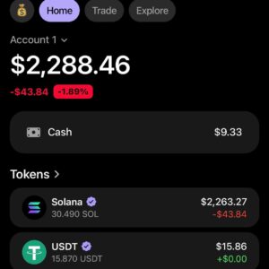 30 SOL Phantom Wallet