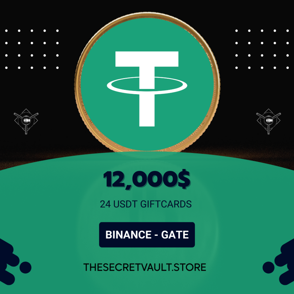 12,000$ USDT Giftcard