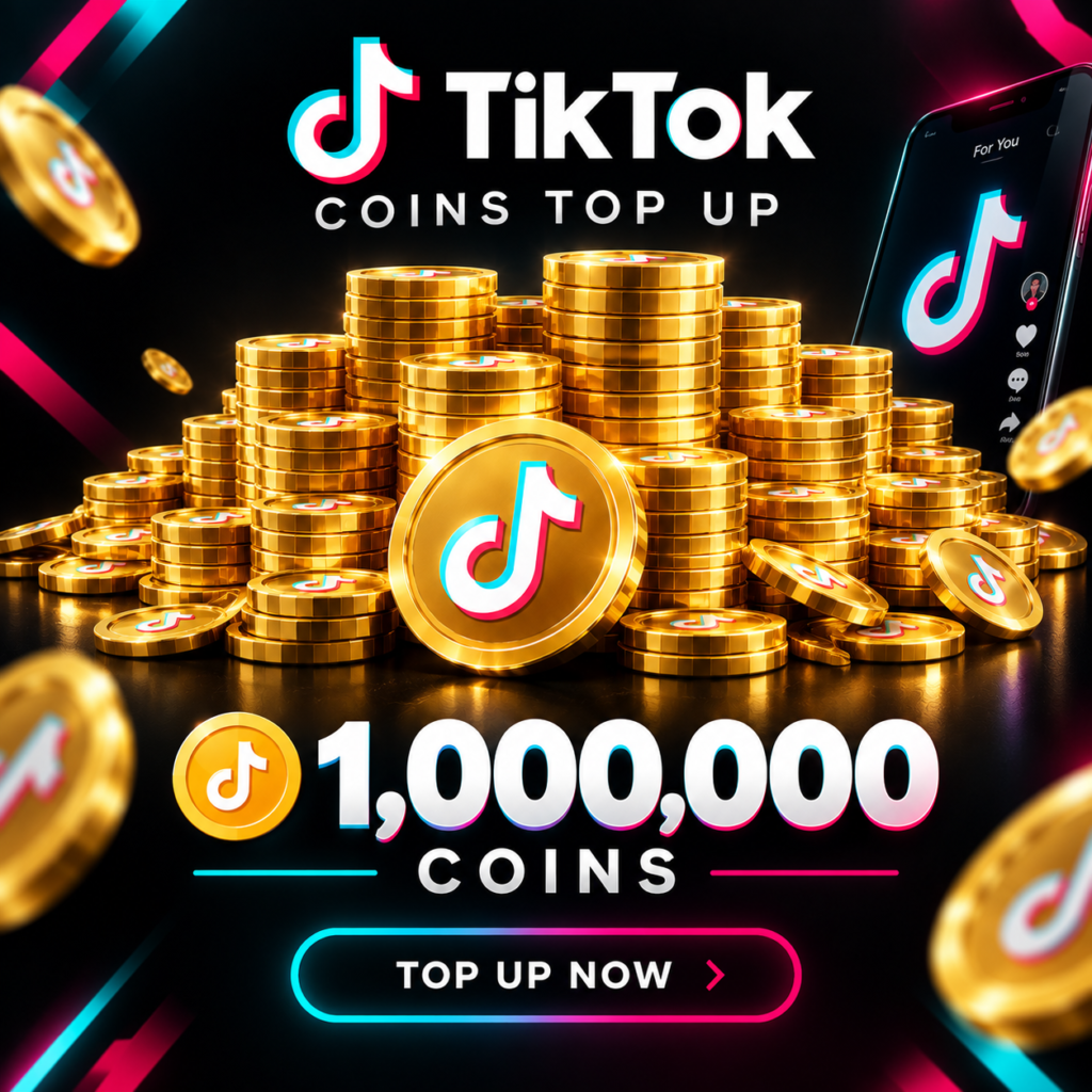 1M TOP UP COINS TIKTOK